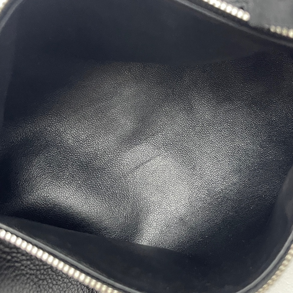 THE ROW Black 90s Zip leather Shoulder Bag Mini handbag Bag w/dust bag - Picture 5 of 16